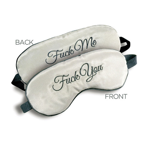 Fuck Me Fuck You Reversible Blindfold