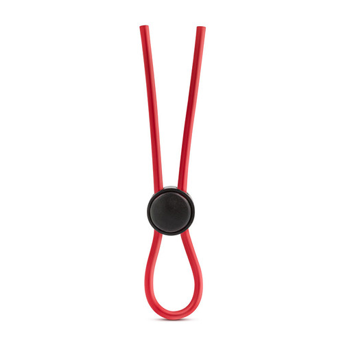 Red Blush Novelties Stay Hard Silicone One Size Fits Loop Lasso Cock Ring