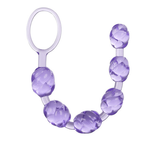 Purple CalExotics Swirl Pleasure Beads