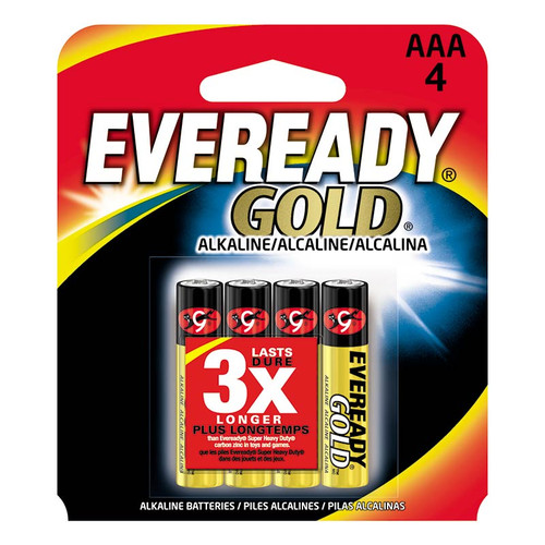 Eveready Gold Batteries AAA 4-pack