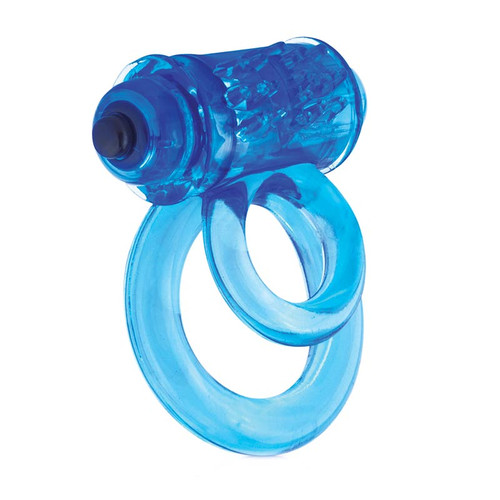 DoubleO 6 Vibrating Double Cock Ring - Side