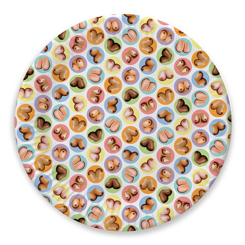 Boobs Plates - 8pc.