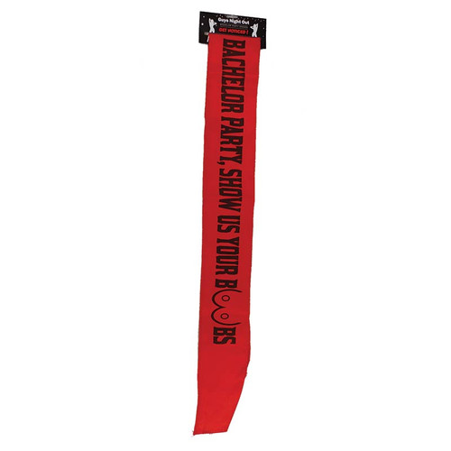 Bachelor Party Show Us Your Boobs Sash