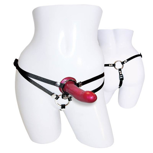 Ménage a Trois Double Penetration Harness and Dildo Set