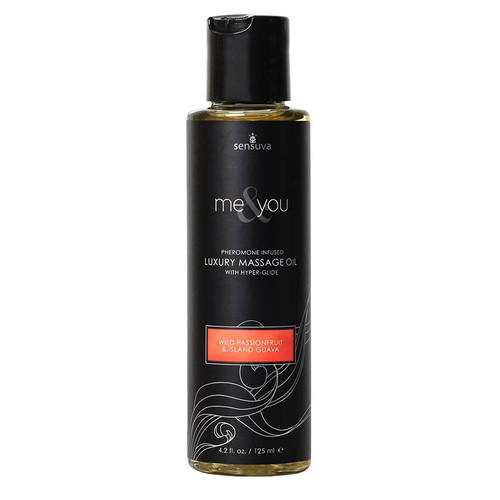 Me & You Pheromone Infused Massage Oil - Pomegranate