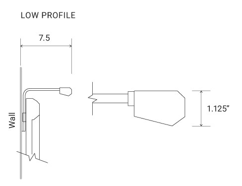 Revelite Art Light's low profile