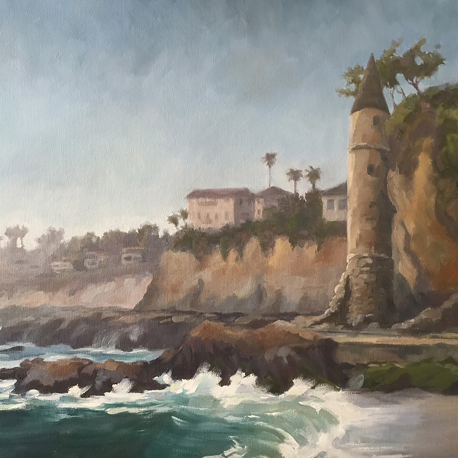 Vanessa Rothe Victoria Beach Painting