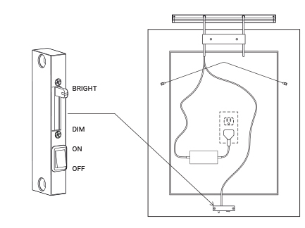 Revelite Art Light power supply with dimmer