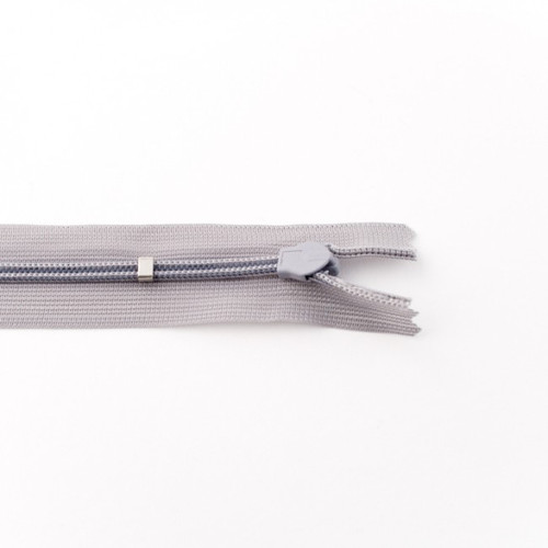 Adjustable Length Invisible Zipper: Medium Grey (25 cm)