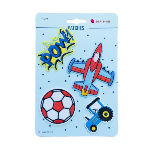 Pow Tractor: Iron On Patches