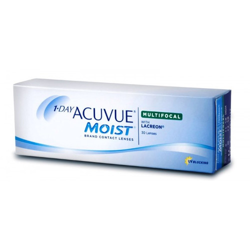 1 - Day Acuvue Moist Multifocal - 30 pack Front 1 - Day Acuvue Moist Multifocal - 30 pack Front