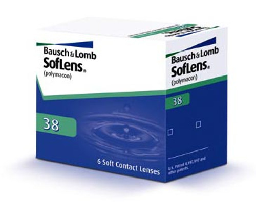 Soflens 38 - 6 Pack Front Soflens 38 - 6 Pack Front