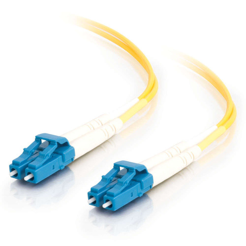 5m LC-LC 9/125 OS2 Duplex Single-Mode Fiber Optic Cable - Low Smoke Zero Halogen LSZH - Yellow 5m LC-LC 9/125 OS2 Duplex Single-Mode Fiber Optic Cable - Low Smoke Zero Halogen LSZH - Yellow