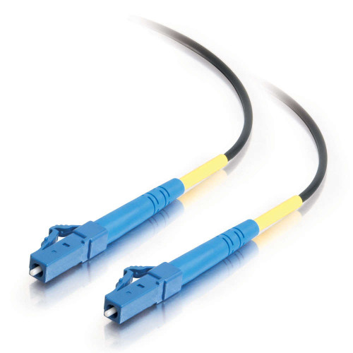 3m LC-LC 9/125 OS2 Simplex Single-Mode PVC Fiber Optic Cable - Black 3m LC-LC 9/125 OS2 Simplex Single-Mode PVC Fiber Optic Cable - Black