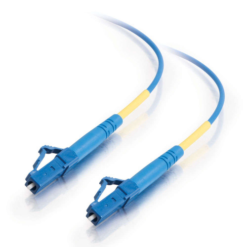 1m LC-LC 9/125 OS2 Simplex Single-Mode PVC Fiber Optic Cable - Blue 1m LC-LC 9/125 OS2 Simplex Single-Mode PVC Fiber Optic Cable - Blue