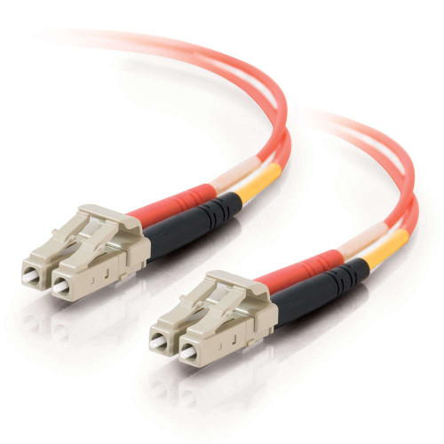 1m LC-LC 50/125 OM2 Duplex Multimode Fiber Optic Cable - Low Smoke Zero Halogen LSZH - Orange 1m LC-LC 50/125 OM2 Duplex Multimode Fiber Optic Cable - Low Smoke Zero Halogen LSZH - Orange