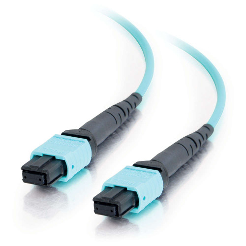 5m MTP 10Gb 50/125 OM3 Multimode Fiber Optic Assembly Ribbon Cable - Low Smoke Zero Halogen LSZH- Aqua 5m MTP 10Gb 50/125 OM3 Multimode Fiber Optic Assembly Ribbon Cable - Low Smoke Zero Halogen LSZH- Aqua