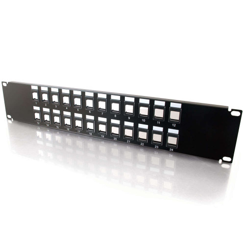 24-Port Blank Keystone/Multimedia Patch Panel 24-Port Blank Keystone/Multimedia Patch Panel