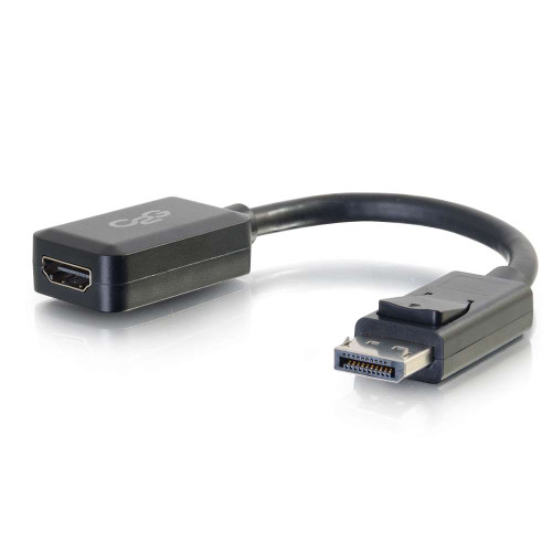 8in DisplayPort Male to HDMI Female Adapter Converter - Black (TAA Compliant) 8in DisplayPort Male to HDMI Female Adapter Converter - Black (TAA Compliant)