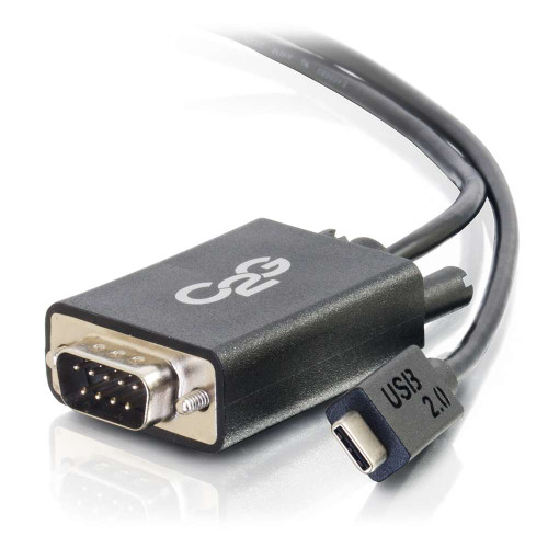 USB 2.0 USB-C to DB9 Serial RS232 Adapter Cable USB 2.0 USB-C to DB9 Serial RS232 Adapter Cable