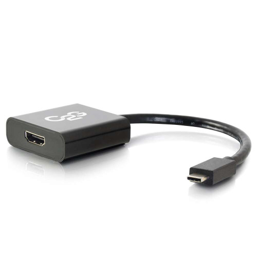 USB 3.1 USB-C to HDMI AV Adapter - Black USB 3.1 USB-C to HDMI AV Adapter - Black