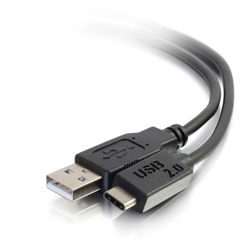 10ft USB 2.0 USB-C to USB-A Cable M/M - Black 10ft USB 2.0 USB-C to USB-A Cable M/M - Black