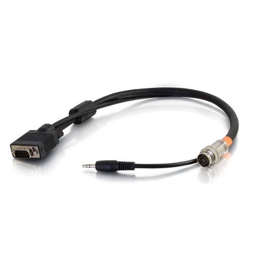 1.5ft RapidRun VGA (HD15) + 3.5mm Flying Lead 1.5ft RapidRun VGA (HD15) + 3.5mm Flying Lead