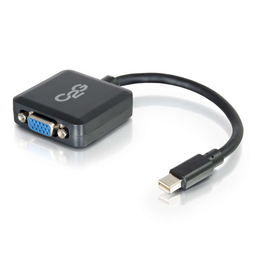 8in Mini DisplayPort Male to VGA Female Active Adapter Converter - Black (TAA Compliant) 8in Mini DisplayPort Male to VGA Female Active Adapter Converter - Black (TAA Compliant)