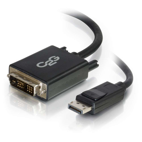 10ft DisplayPort Male to Single Link DVI-D Male Adapter Cable - Black (TAA Compliant) 10ft DisplayPort Male to Single Link DVI-D Male Adapter Cable - Black (TAA Compliant)