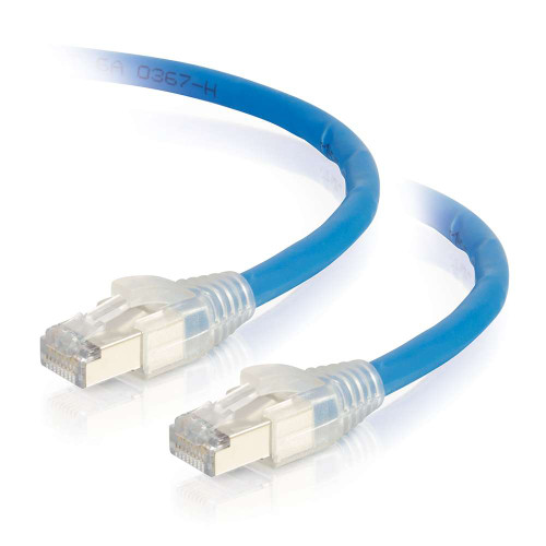 35ft HDBaseT Certified Cat6a Cable with Discontinuous Shielding - Plenum CMP-Rated - Blue 35ft HDBaseT Certified Cat6a Cable with Discontinuous Shielding - Plenum CMP-Rated - Blue