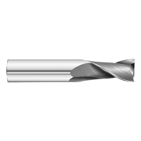 All Industrial E5020016 2 Flute Standard Length End Mill, 1/4