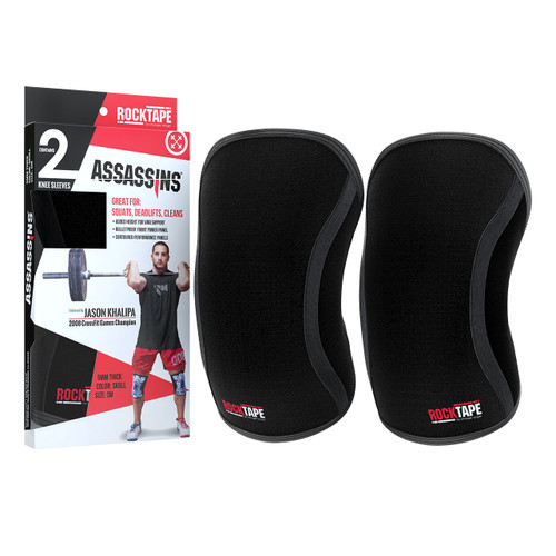 RockTape Assassins Knee Sleeve - Black
