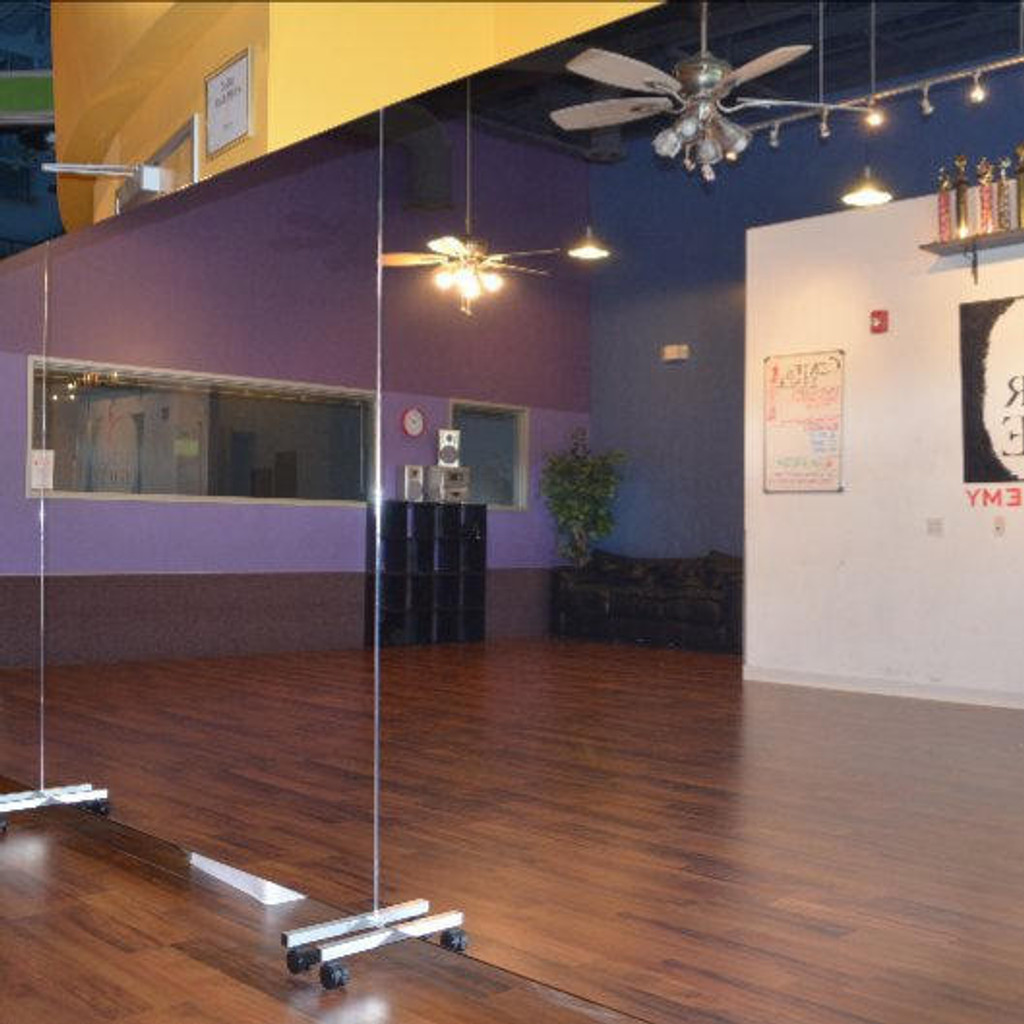 Glassless Dance Studio Mirrors Rolling Stand Gtech Fitness