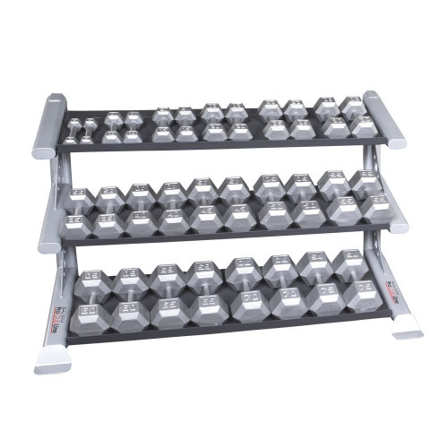 Body Solid Hex Set w/ Rack | 5-75