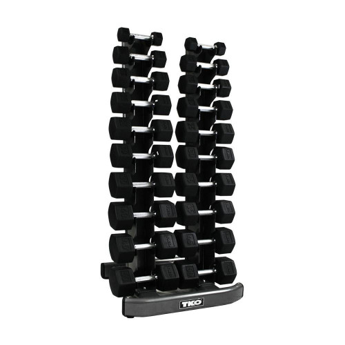 TKO 5-50 Rubber Hex w/ Rack