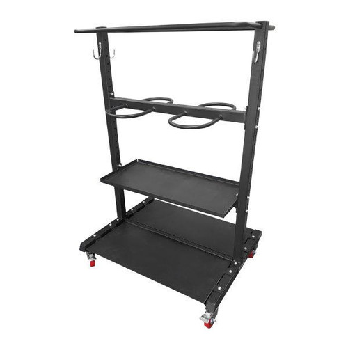 Gym Equipment Storage Rack with Wheels