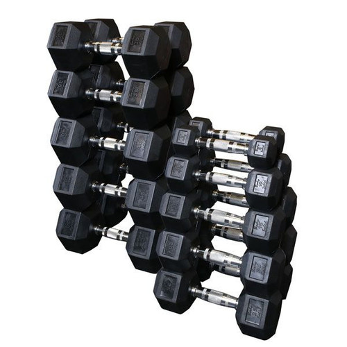 Body Solid Rubber Hex Weights