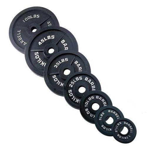 Body Solid Black Olympic Plates