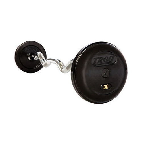 Troy Fixed Rubber Barbells