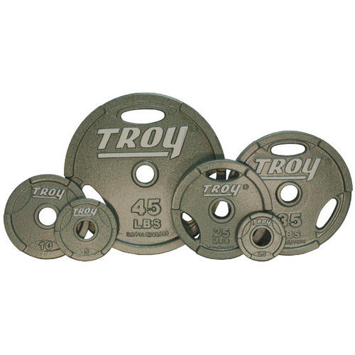 Troy Cast Iron Olympic Grip Plates