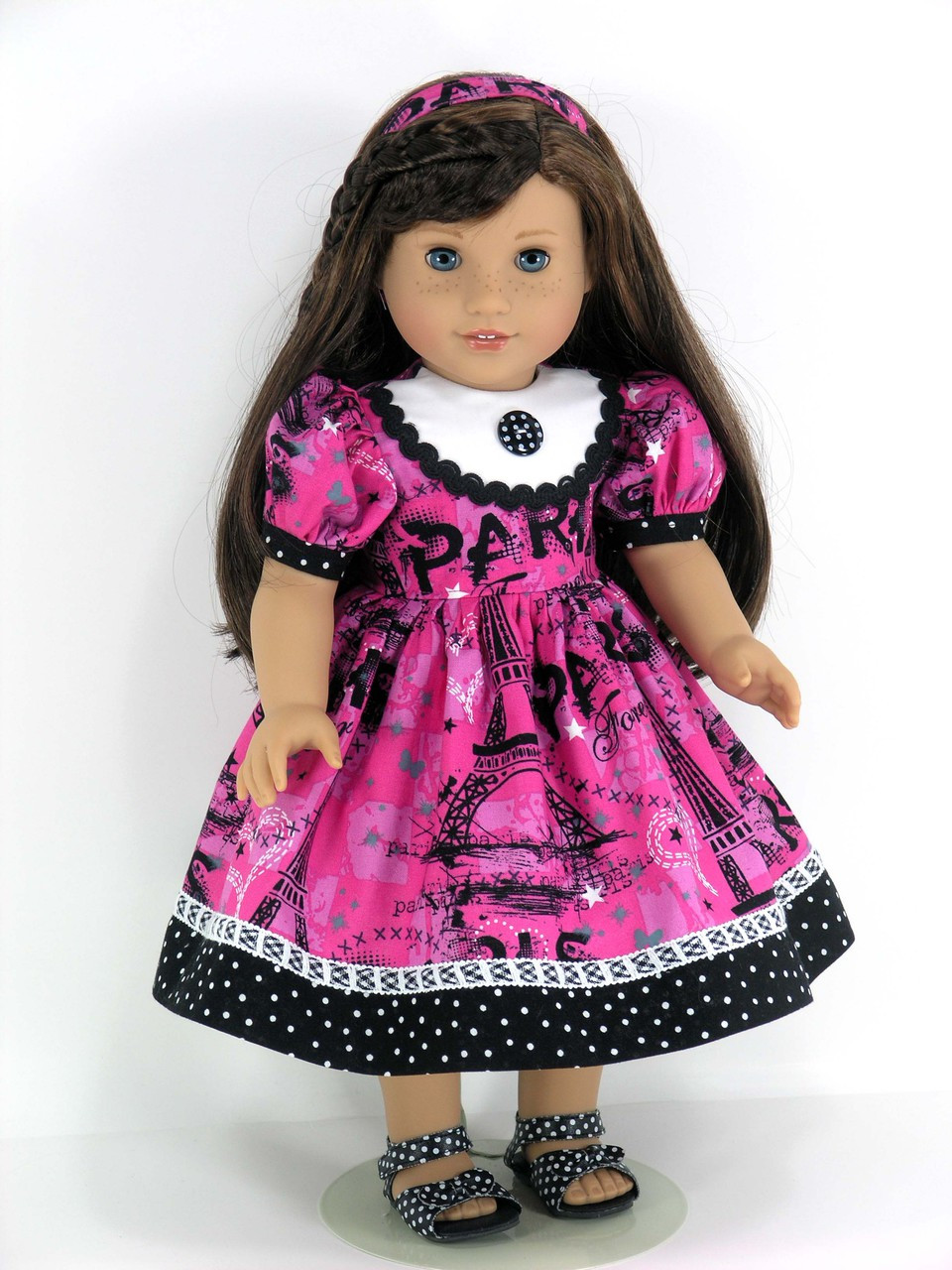 American Girl Doll Clothes - Grace Paris Dress, Headband, Pantaloons ...