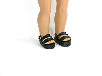 black doll sandals black doll sandals