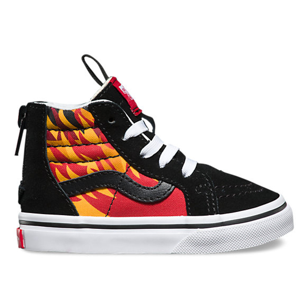 Vans Unisex Sk8Hi Flame Kids Shoes