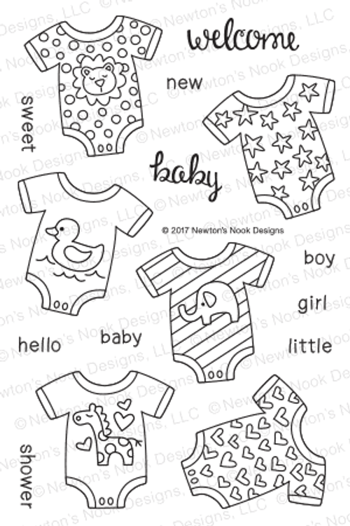 Loveable Laundry Stamp Set by Newton's Nook Designs