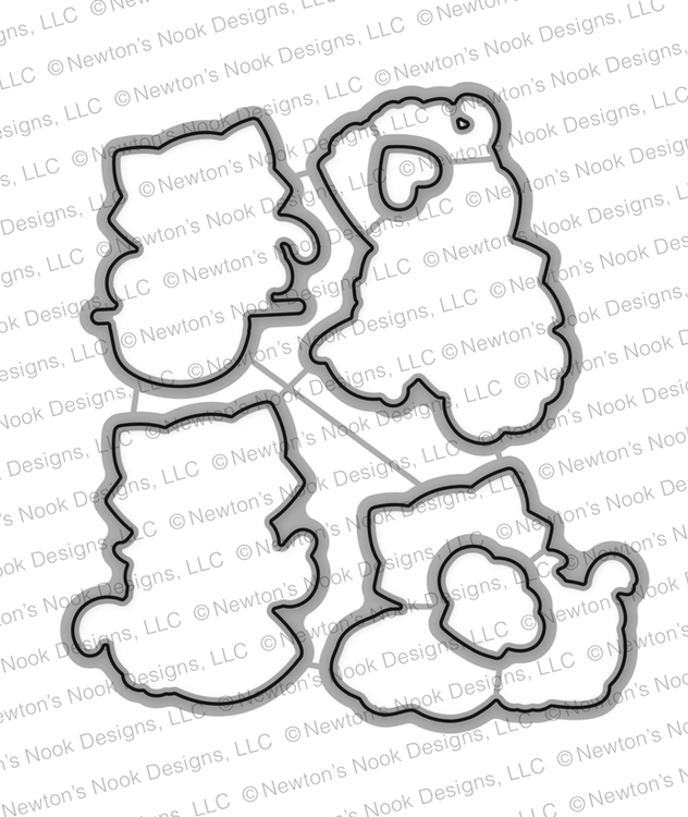 Newton's Kitchen Die Set ©2018 Newton's Nook Designs