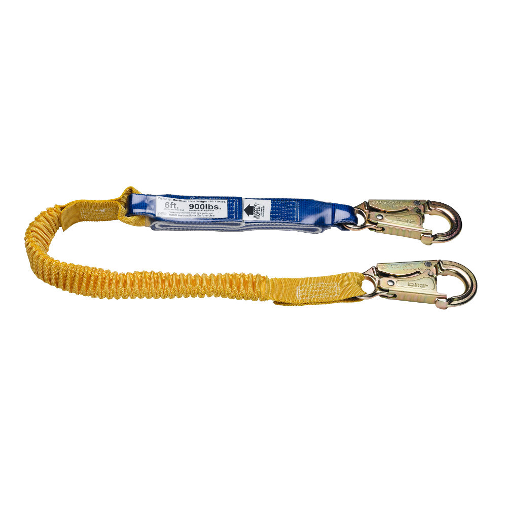 Werner Fall Protection "DeCoil Stretch" Lanyard Werner Fall Protection "DeCoil Stretch" Lanyard