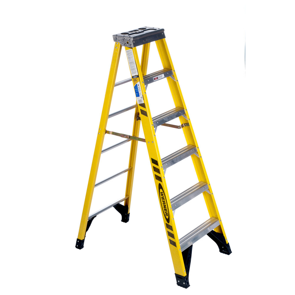 Werner 7300 Series Stepladder 375 lb Capacity Industrial Ladder & Supply Co., Inc.