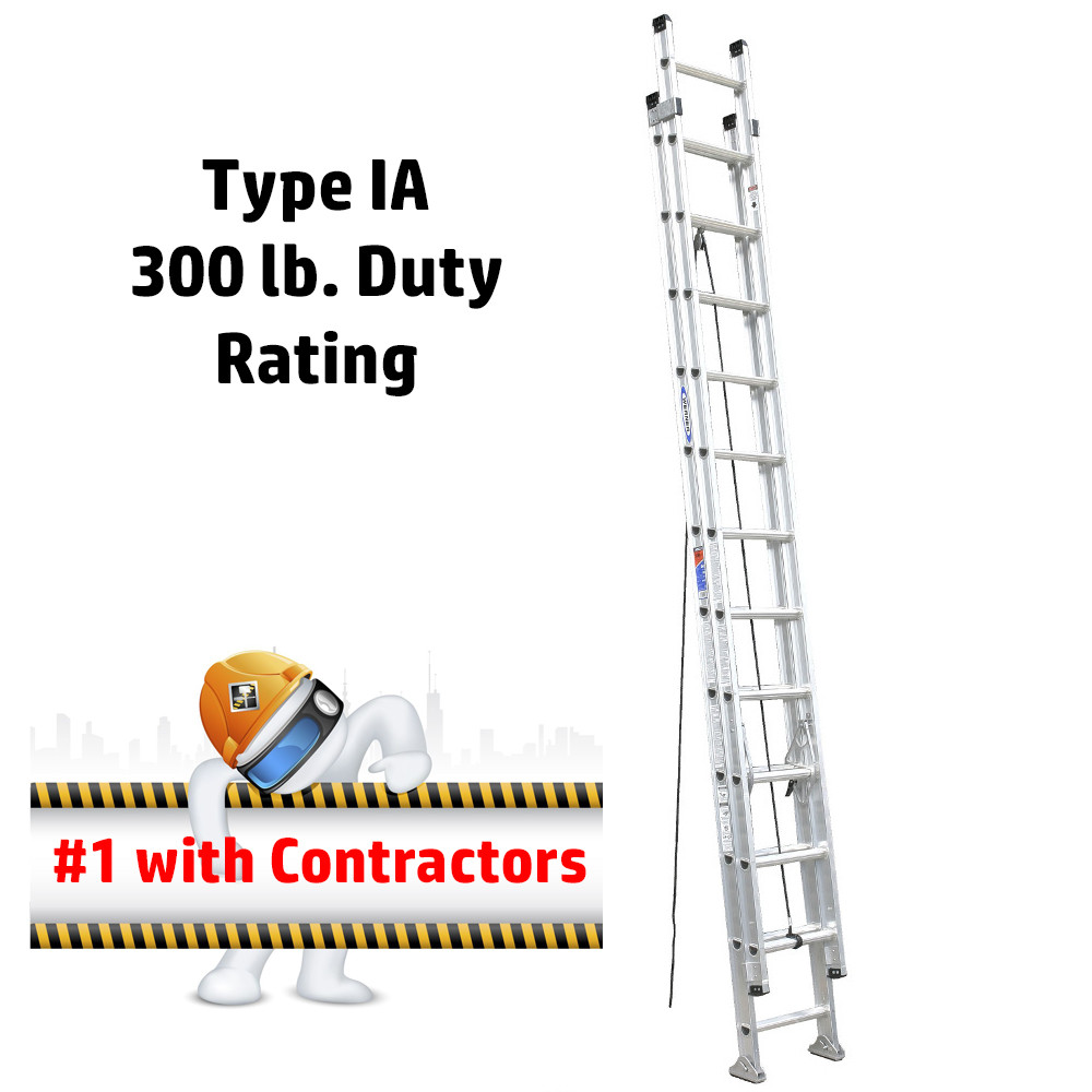 Werner D1500-2 Series Extension Ladder 300 lb rated Werner D1500-2 Series Extension Ladder 300 lb rated