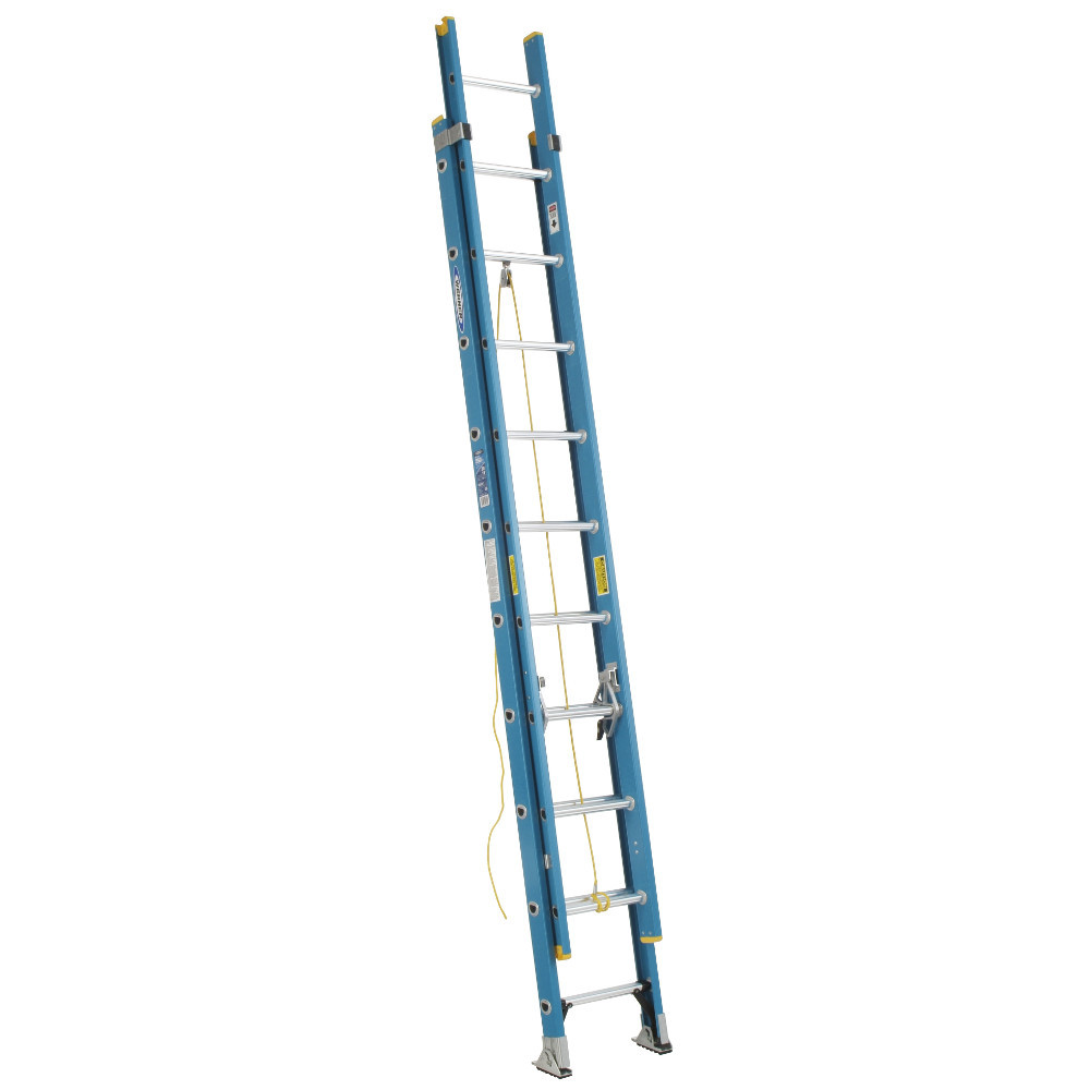 Werner D6000-2 Series Fiberglass Extension Ladder 250 lb rated Werner D6000-2 Series Fiberglass Extension Ladder 250 lb rated