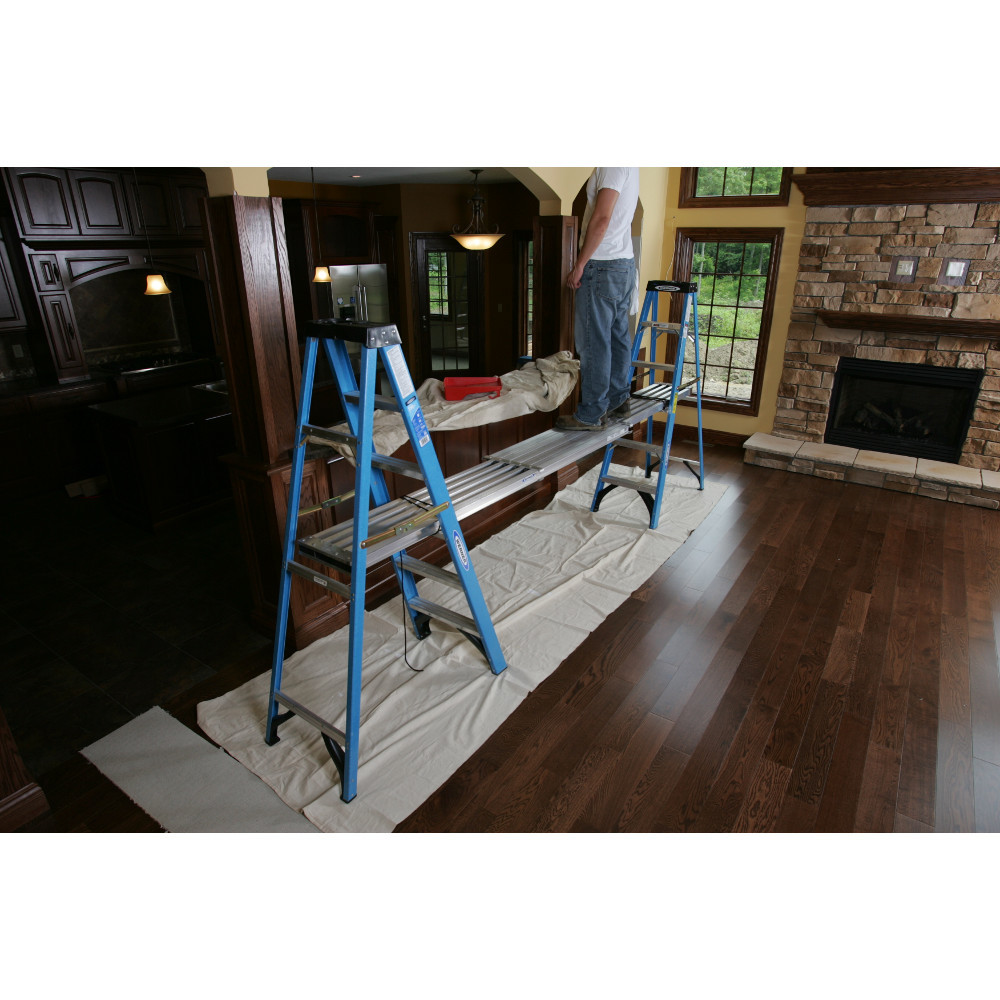 Werner Aluminum Extension Planks 250 lb Capacity Industrial Ladder